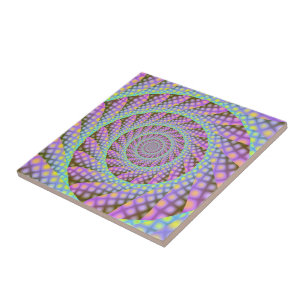 Dotty Spiral tegel Tegeltje