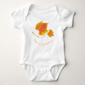 Dotty Spotty Herfst op een Baby-pak Romper (Voorkant)