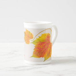 Dotty Spotty Herfst op een Bone China Mok