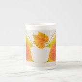 Dotty Spotty Herfst op een Bone China Mok (Voorkant)