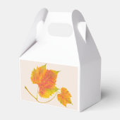 Dotty Spotty Herfst op een Gable Favor Box Bedankdoosjes (Achterkant)