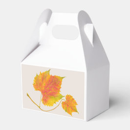Dotty Spotty Herfst op een Gable Favor Box Bedankdoosjes