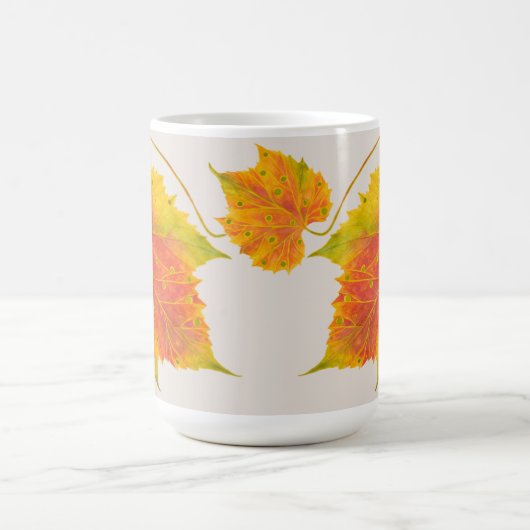 Dotty Spotty Herfst op een klassieke Mok (Center)