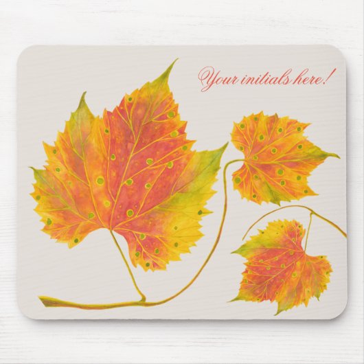 Dotty Spotty Herfst op een Muismat (Voorkant)