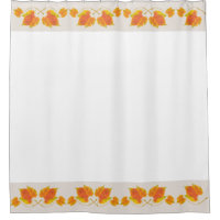 Dotty Spotty Herfst op een Shower Curtain
