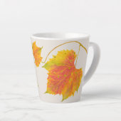 Dotty Spotty Herfst op een Small Latte Mok (Rechterhoek)