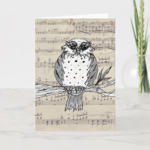 Dotty the Owl 22 Wenskaart Kaart