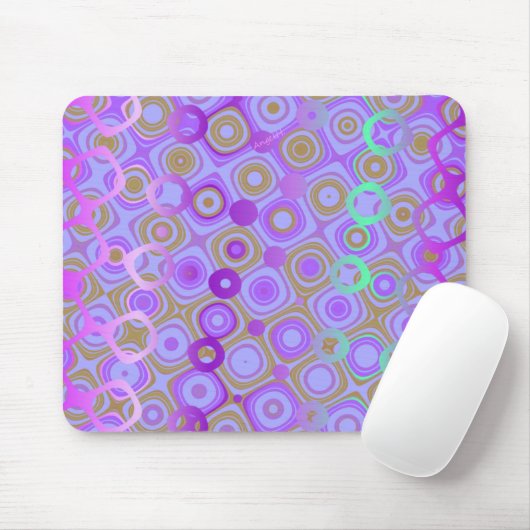 Dotty'Paars 1-mousepad Muismat (Met muis)