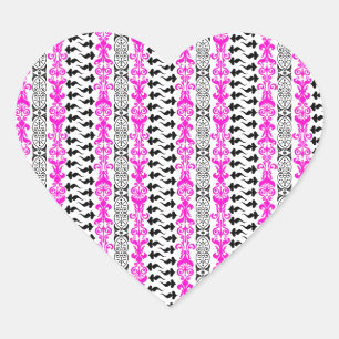 Douane 1 van Fleur Roze Hart Sticker