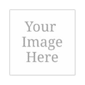 Douane 2,5" x 2,5" rubberen stempel (Afrduk)