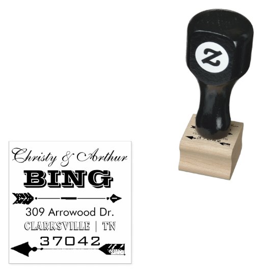 Douane 2"x 2"Rubberzegel Rubberstempel (Gestempeld)