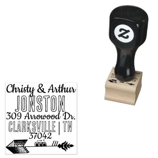 Douane 2"x 2"Rubberzegel Rubberstempel (Gestempeld)