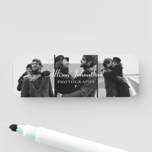 douane 3 foto's moderne manuscriptfotografie naamplaatje (In situ)