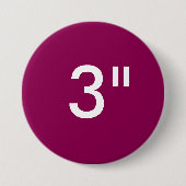 Douane 3" Sjabloon van de Button van de Duim de (Voorkant)