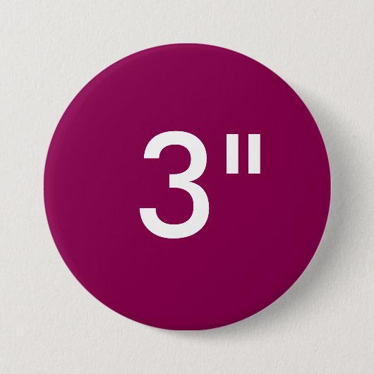 Douane 3" Sjabloon van de Button van de Duim de (Voorkant)