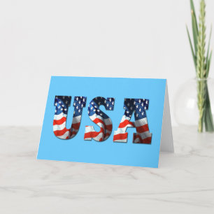 DOUANE 3D USA Patriottische Briefkaarten & schrijf