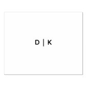Douane 4" x 5" rubberen stempel (Afrduk)