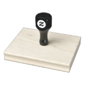 Douane 4" x 5" rubberen stempel, inktkleur = Geen, Rubberstempel (Stempel)