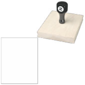 Douane 4" x 5" rubberen stempel, inktkleur = Geen, Rubberstempel (Gestempeld)