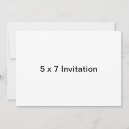 Douane 5 x 7 nodigt (horizontaal) uit kaart