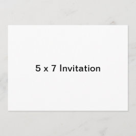 Douane 5 x 7 nodigt (horizontaal) uit kaart