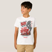 Douane 7e verjaardag Pit Crew T-shirts voor auto's (Voorkant volledig)