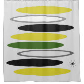 DOUANE ACHTERGROND KLEURKLANTGERREEP afdrukken Douchegordijn (Voorkant)