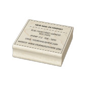 Douane Adres Contact Informatie Rubber Stempel (Stempel)