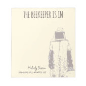 DOUANE Apiary Name Notitieblok met imker (Voorkant)