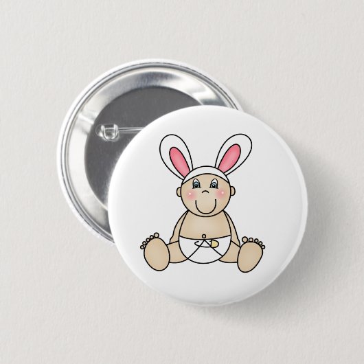 douane babyboybunn ronde button 5,7 cm (Voorkant /achterkant)