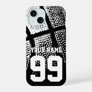 Douane basketbal shirt nummer budget prijs iPhone 15 case