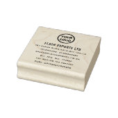 Douane Bedrijfslogo Rubber Stempel (Stempel)