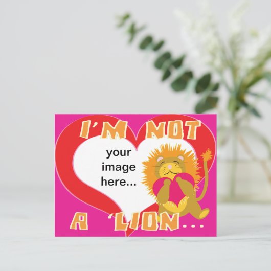 Douane ben ik geen Briefkaart van de Leeuw (Staand voorkant)