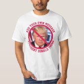 DOUANE BERICHT Geen Donald Trump T-shirt (Voorkant)