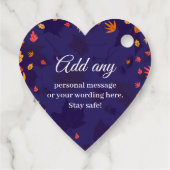 DOUANE-bericht Happy Thanksgiving Bedankjes Labels (Achterkant)