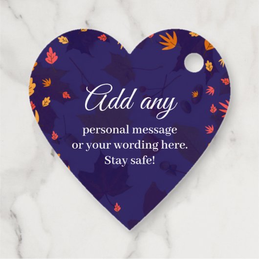 DOUANE-bericht Happy Thanksgiving Bedankjes Labels (Achterkant)