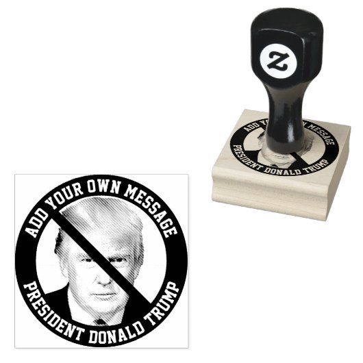 DOUANE BERICHT Nr. Donald Trump Rubberstempel (Gestempeld)