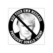 DOUANE BERICHT Nr. Donald Trump Rubberstempel (Afrduk)