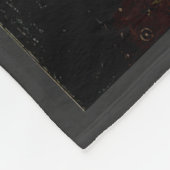 Douane beroemde het schilderen gezicht in gat fleece deken (Hoek)