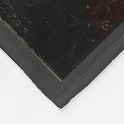 Douane beroemde het schilderen gezicht in gat fleece deken (Hoek)