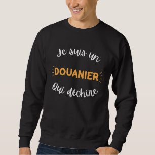 Douane beroep Man douanier die humor stuk scheurt Trui