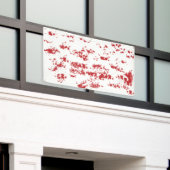 DOUANE BLOEDSPATTER BANNER (Buitenkant Gebouw)