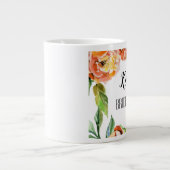 Douane bloemen bruidsmeisje mok (Voorkant)
