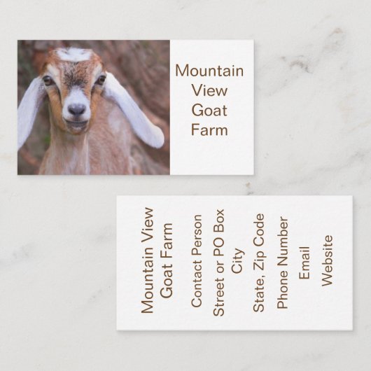 Douane-Boerderij Visitekaartje land (Voorkant / Achterkant)