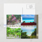 DOUANE-BRIEFKAARTEN - CANCUN COLLAGE 11 BRIEFKAART (Voorkant / Achterkant)