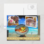 DOUANE-BRIEFKAARTEN - CANCUN COLLAGE 6 BRIEFKAART (Voorkant / Achterkant)