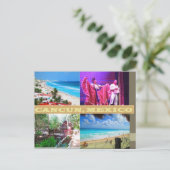 DOUANE-BRIEFKAARTEN - CANCUN COLLAGE 9 BRIEFKAART (Staand voorkant)