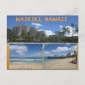 DOUANE BRIEFKAARTEN - HAWAII COLLAGE# 1 (Voorkant)