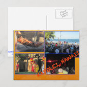 DOUANE BRIEFKAARTEN - HAWAII COLLAGE# 11 (Voorkant / Achterkant)