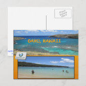 DOUANE BRIEFKAARTEN - HAWAII COLLAGE# 13 (Voorkant / Achterkant)